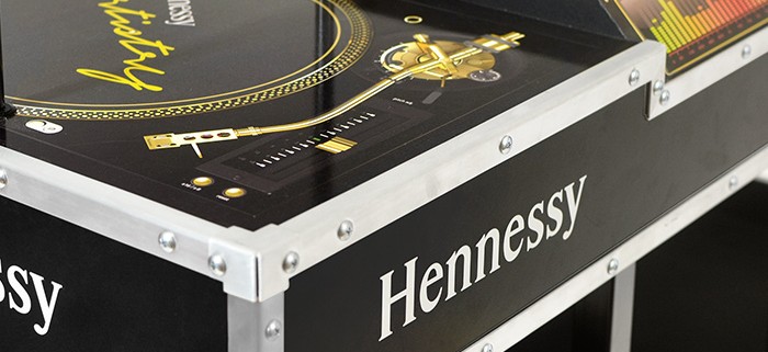 Hennessy DJ Table Retail POP Display