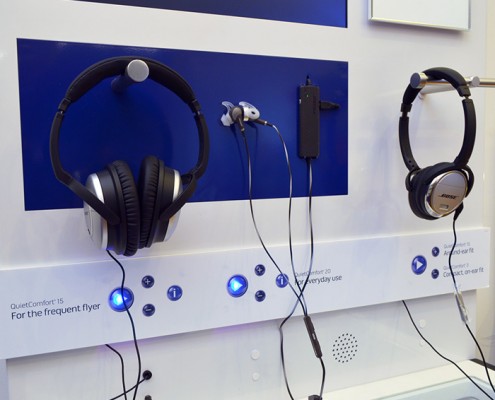 Bose Headphone Display POP Electronics