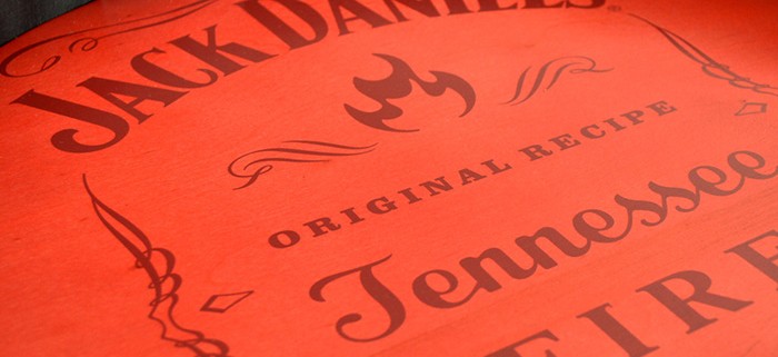 Jack Daniel's Fire Barrel Wood Display