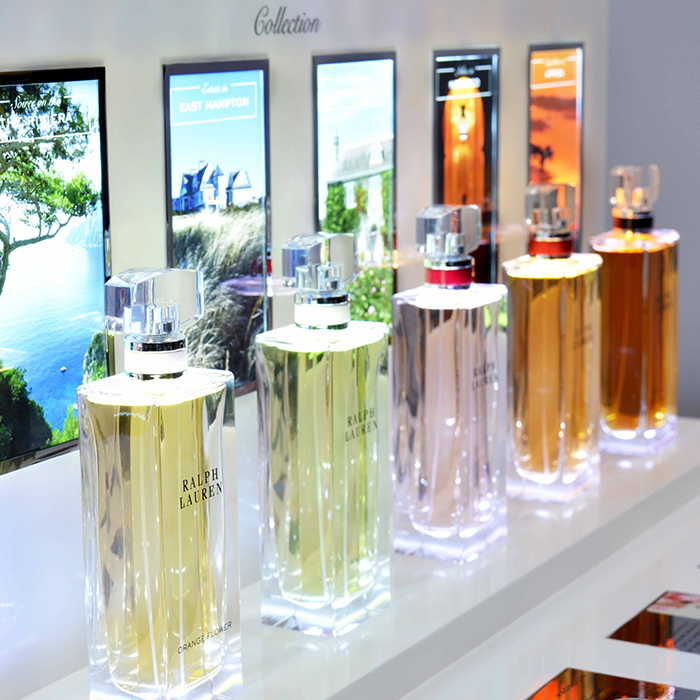 Ralph Lauren Perfume Display